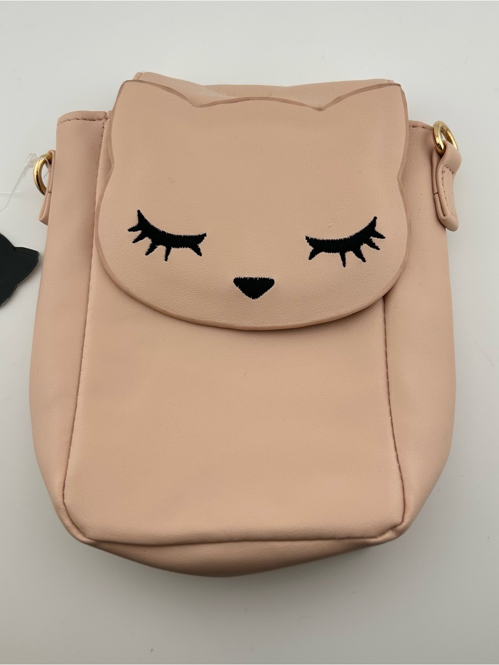 NWT Osumashi Pooh-Chan Kawaii Cat Crossbody Purse Pink Japanese Bag NO STRAP - Picture 2 of 9